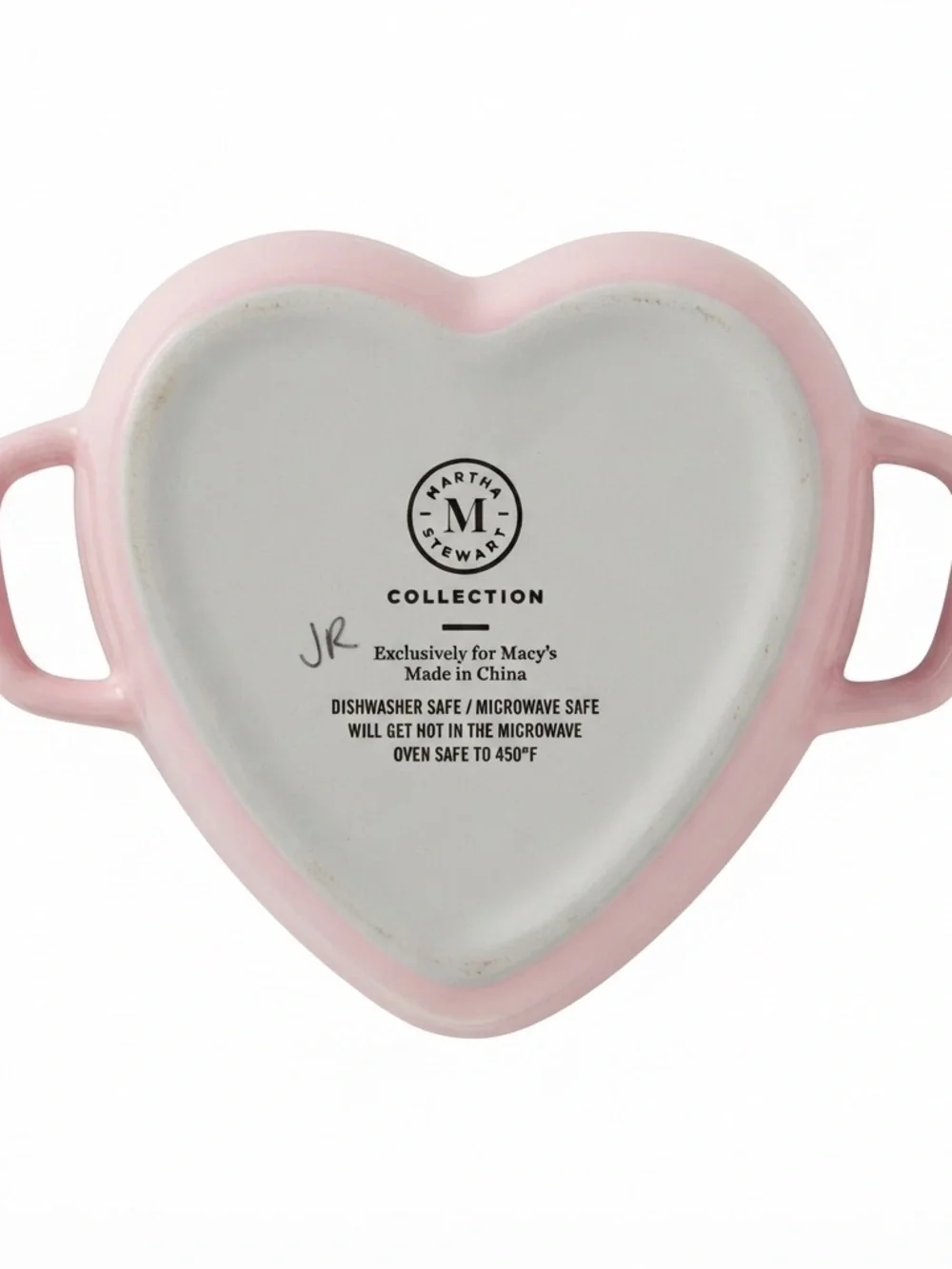 💕 Martha Stewart Pink Heart Cocotte w/ Lid 🍲